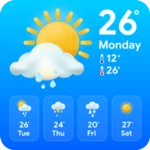 weather forecast android application logo